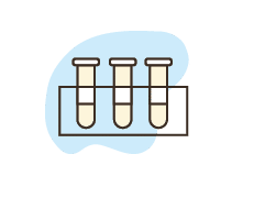 icon of test tubes for metabolic panel